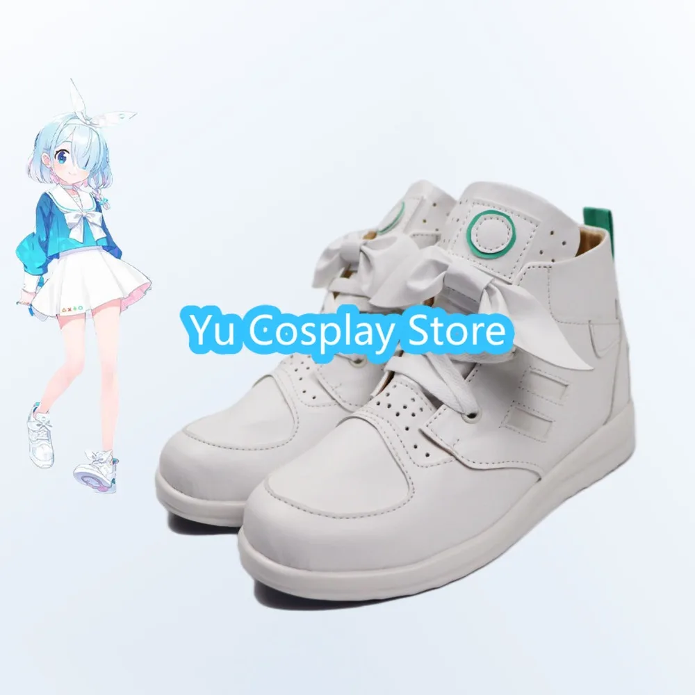 

Blue Archive Arona Cosplay Shoes Arona Anime Boots Custom Made Plus Size Platform High Heels Halloween
