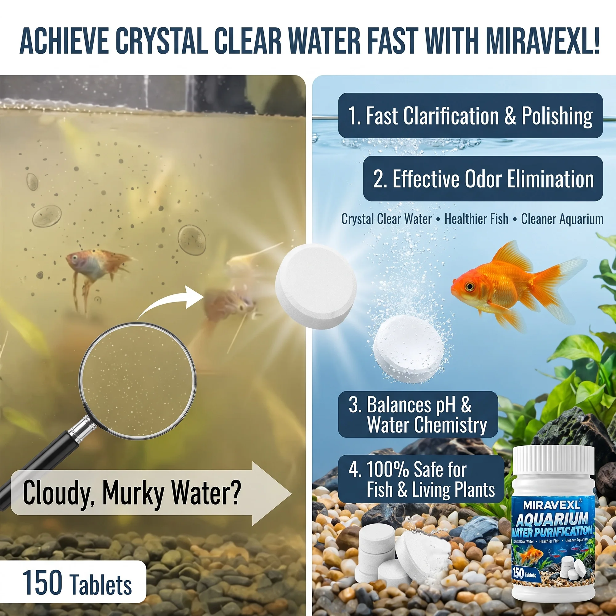 Tabletas Purificadoras de Agua - Aquarium Plant Vitamins reseña y precio