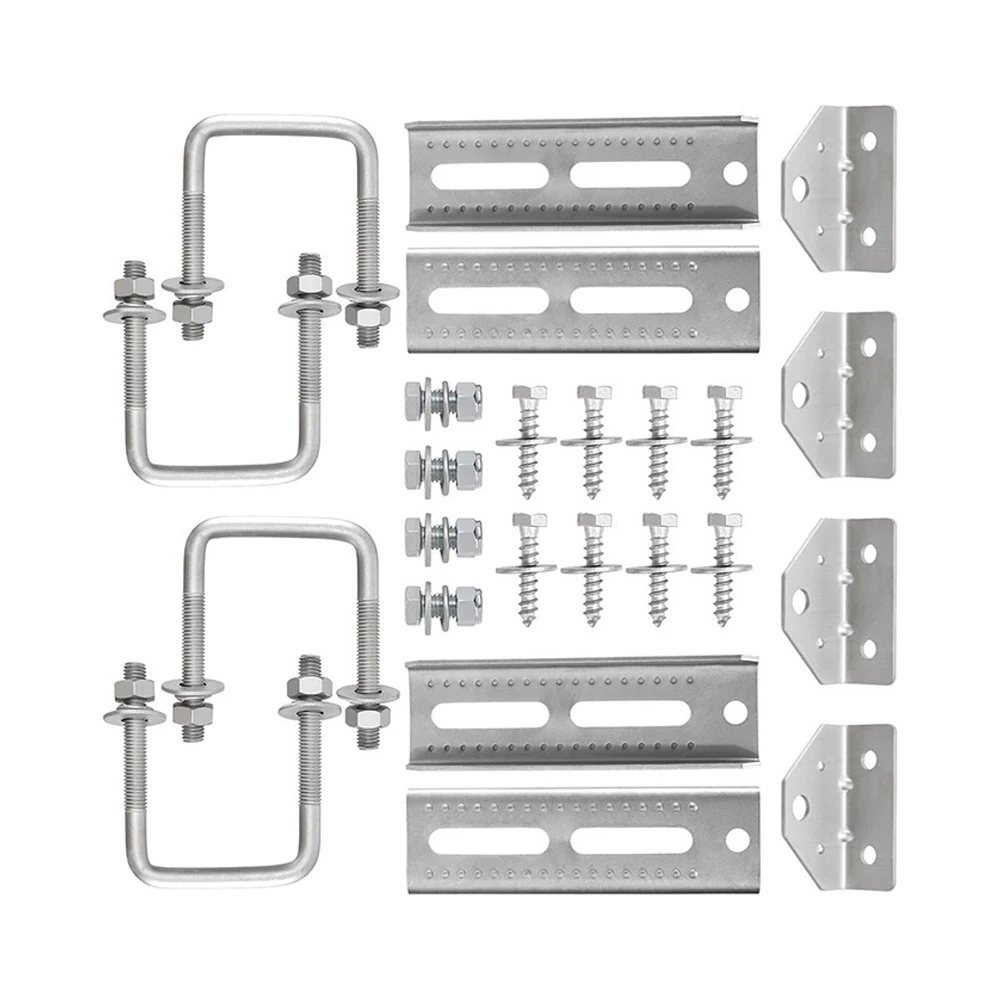 4 Pack 8 Inches Boat Trailer Bunk Brackets For Various Boats For 1.5