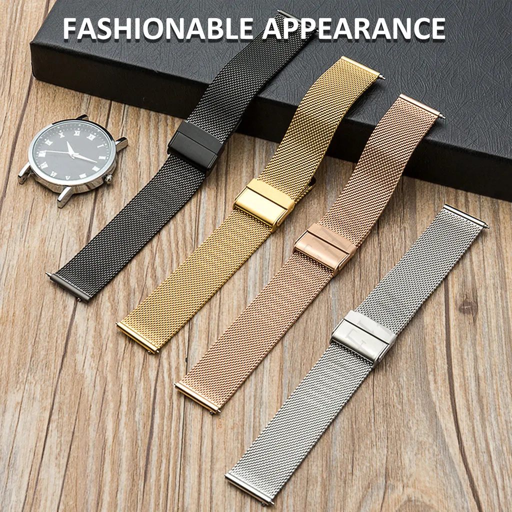 Smart Watch Band For Huawei Watch GT 6 5 4 41mm Strap 18mm Durable Stainless Steel Bracelet Unisex Classic Watch Starp image 2