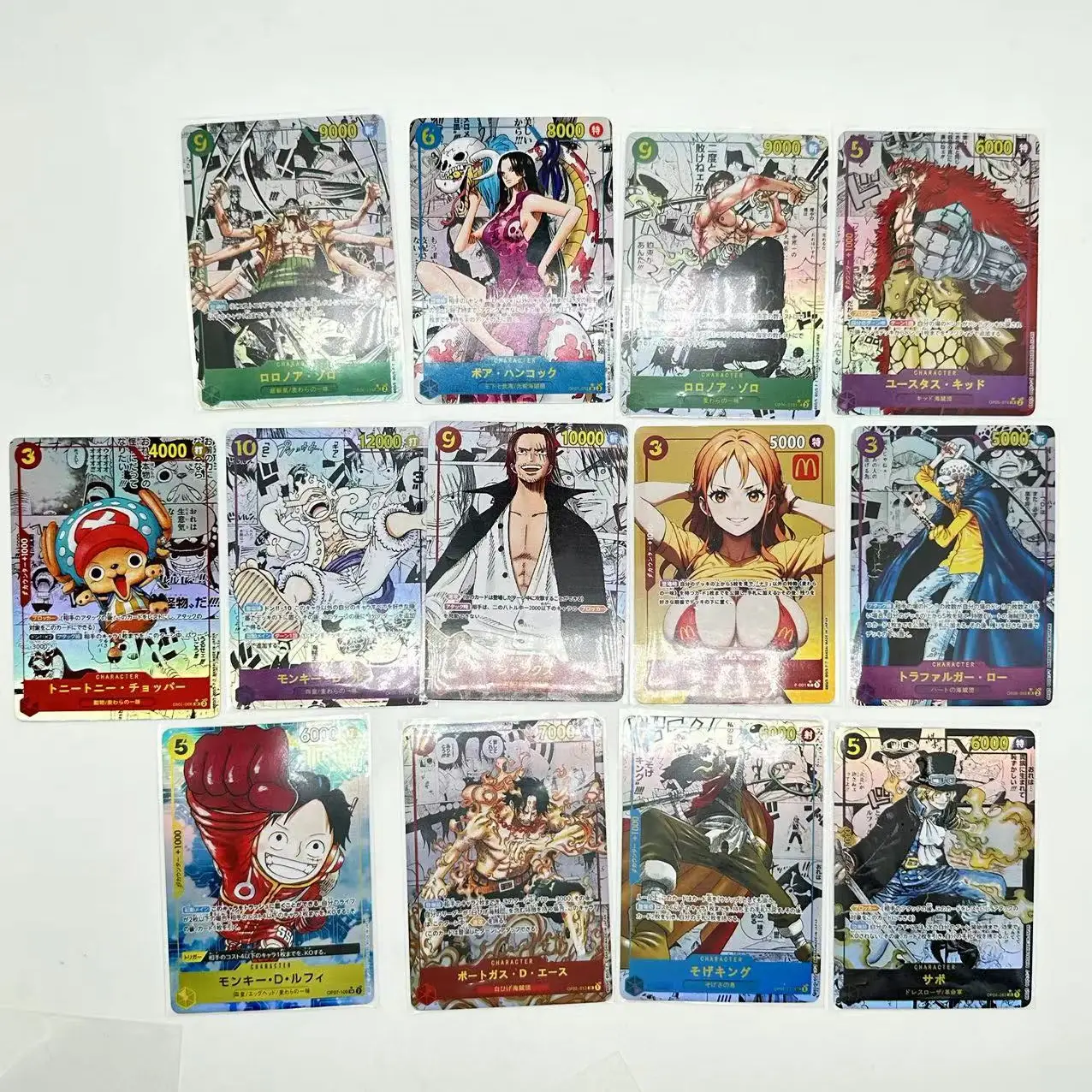 

Anime One Piece Hancock Yamato Nami Chopper Kid Luffy Sabo Sogeking Zoro Diy Collectible Card Board Game Toy Birthday Gift