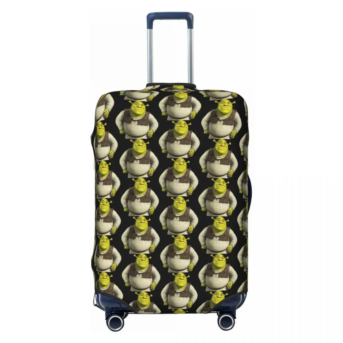 

Custom Funny Shreks Head Meme Luggage Cover Cute Suitcase Protector Covers Suit For 18-32 inch