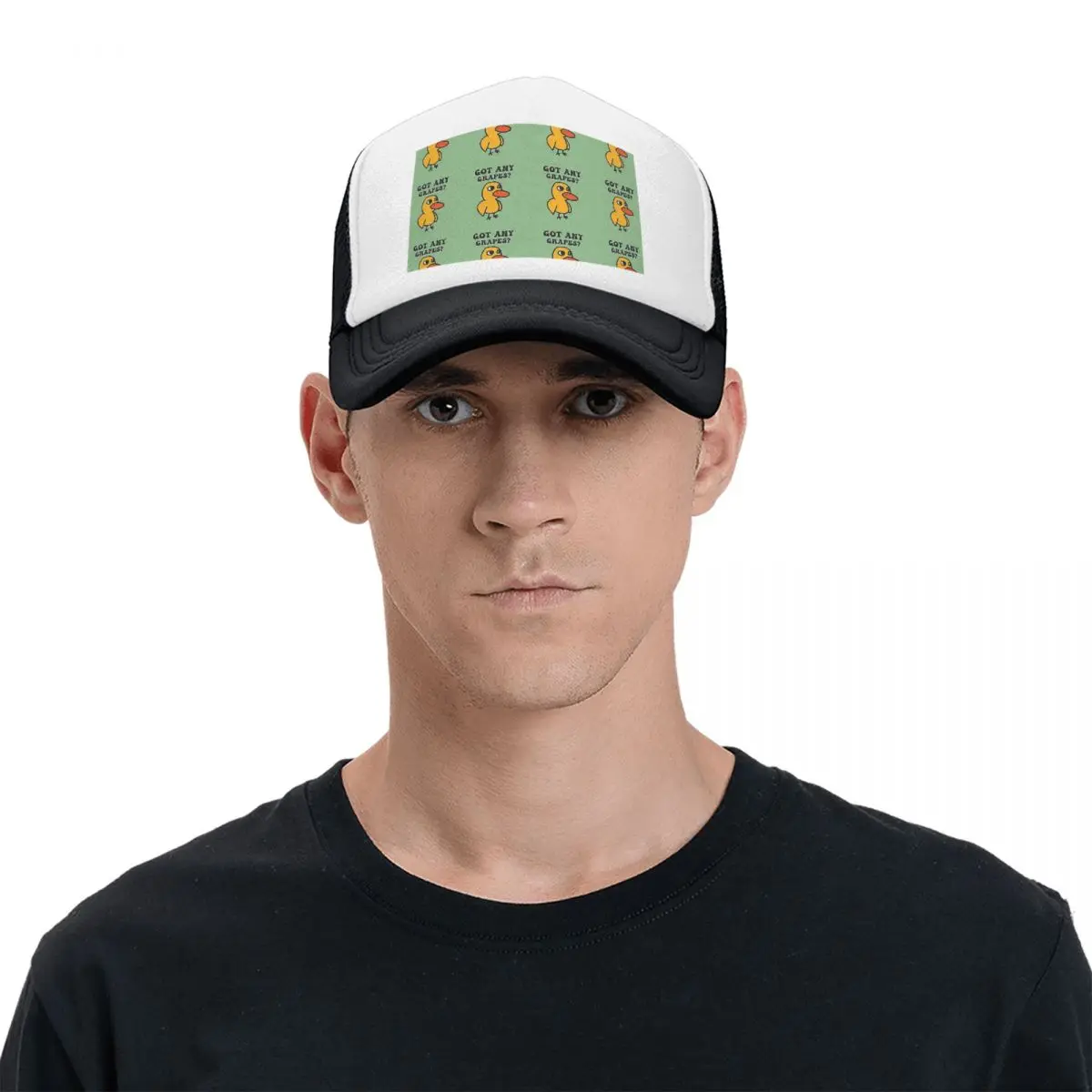 Got Any Grapes - The Duck Song Cap Fashion Mesh Baseball Caps Adjustable Hat Hip Hop Summer Unisex Baseball Hats