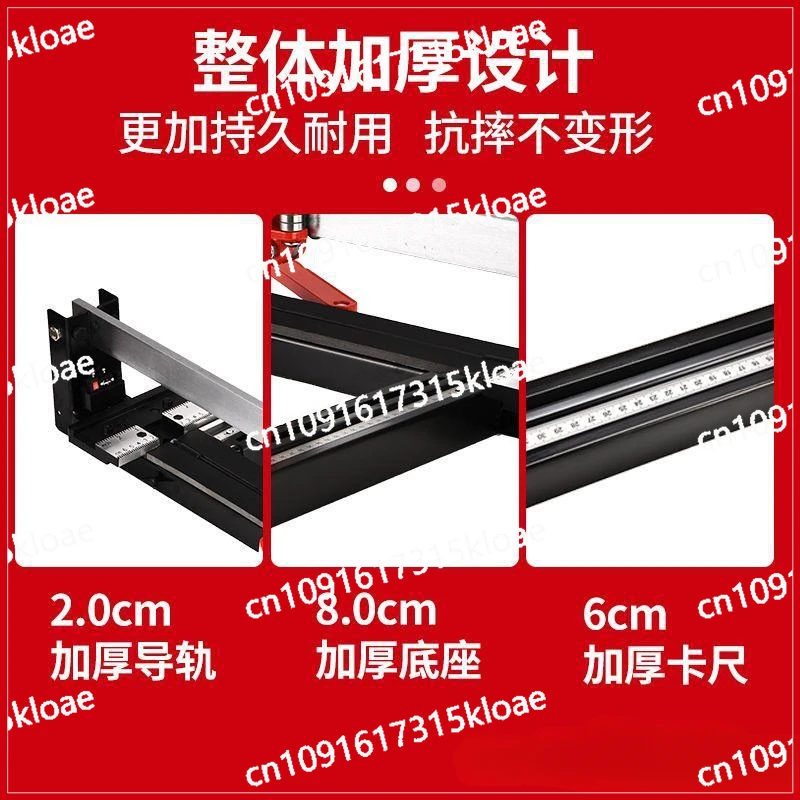 New manual tile cutting machine, hand push knife 800 1000 1200 laser push knife floor tile high precision