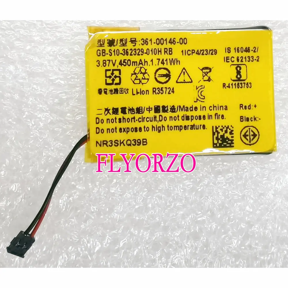 3.87V  New Li Polymer Replacement Battery 361-00146-00 For GARMIN Marq 2 Watch Marq2 GB-S10-362329-010H 1ICP4/23/29