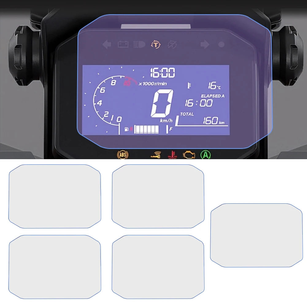 Dashboard Screen Protector Motorcycle Instrument Film Motorcycle Accessories Easy To Clean Speedometer Scratch Protector