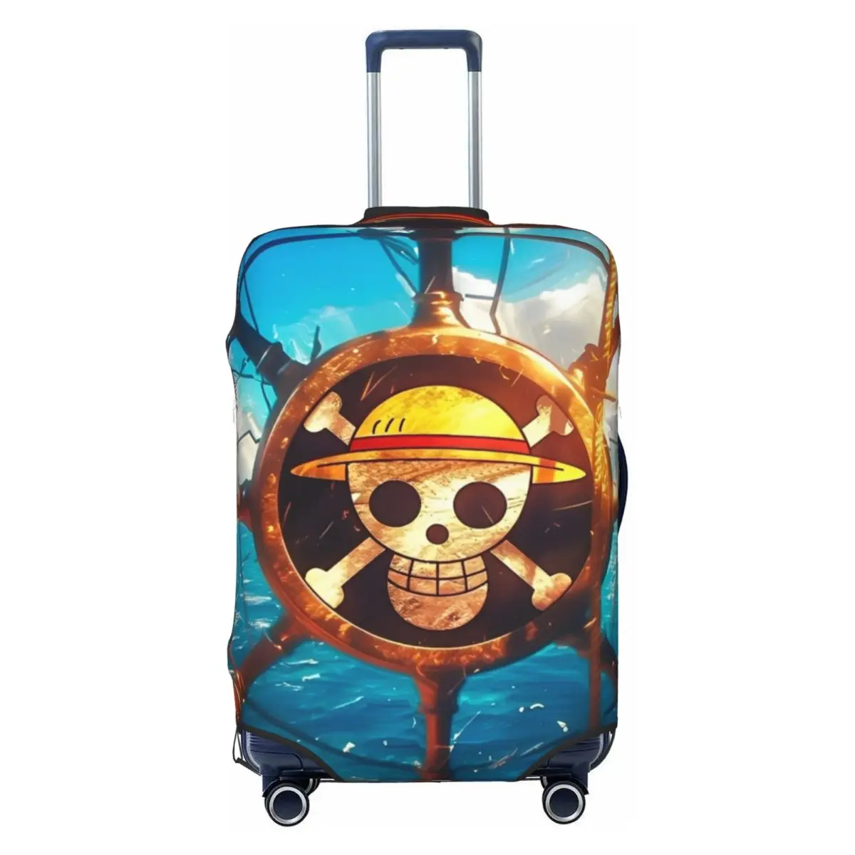 One Anime P-Pieces Suitcase Cover Vacation Fun Luggage Supplies Cruise Trip Protection