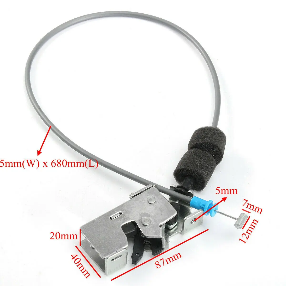 Cable de pestillo de bloqueo de puerta trasera e izquierda, compatible con Ford Transit MK6 MK7 2000-2015 1494102 YC15-V431A03