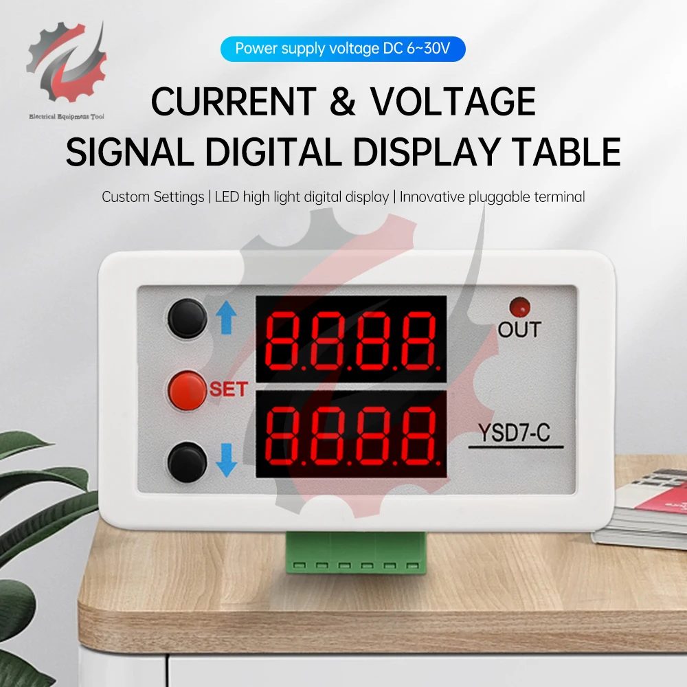 

DC 6-30V высокоточный вольтметр амперметр сигнал цифровой дисплей метр цифровой тестер напряжения/тока метр 0-10 В 4-20MA вход