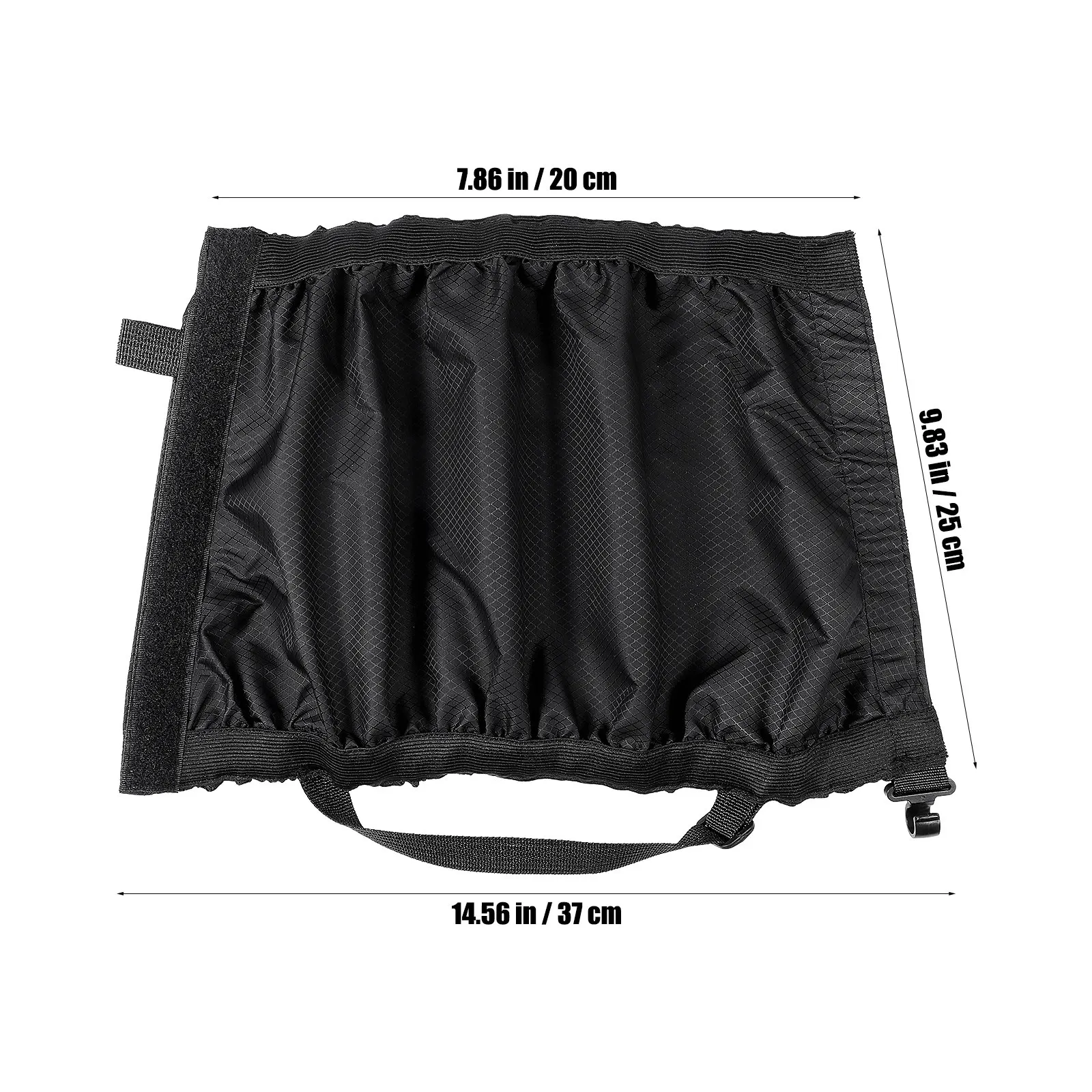 1Pair Lightweight Waterproof Low Ankle Gaiters for Hiking Walking Climbing Outdoor Adventure Snow Rain Mud Wind Sand Insect