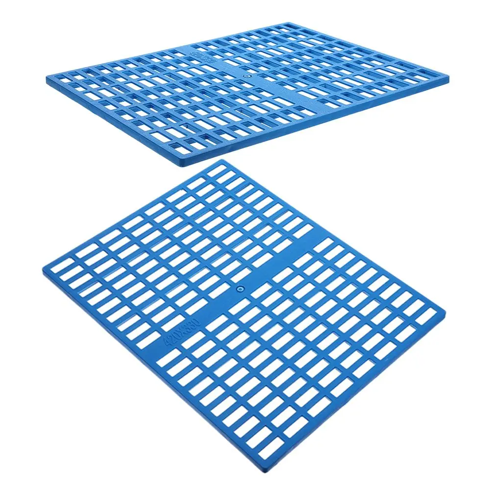 

2 Pcs Pet Cage Mat Rabbit Floor Rest Foot Pads Abs Durable Bunny Accessories Cooling Pad Guinea Pig House Easy Clean Anti Slip