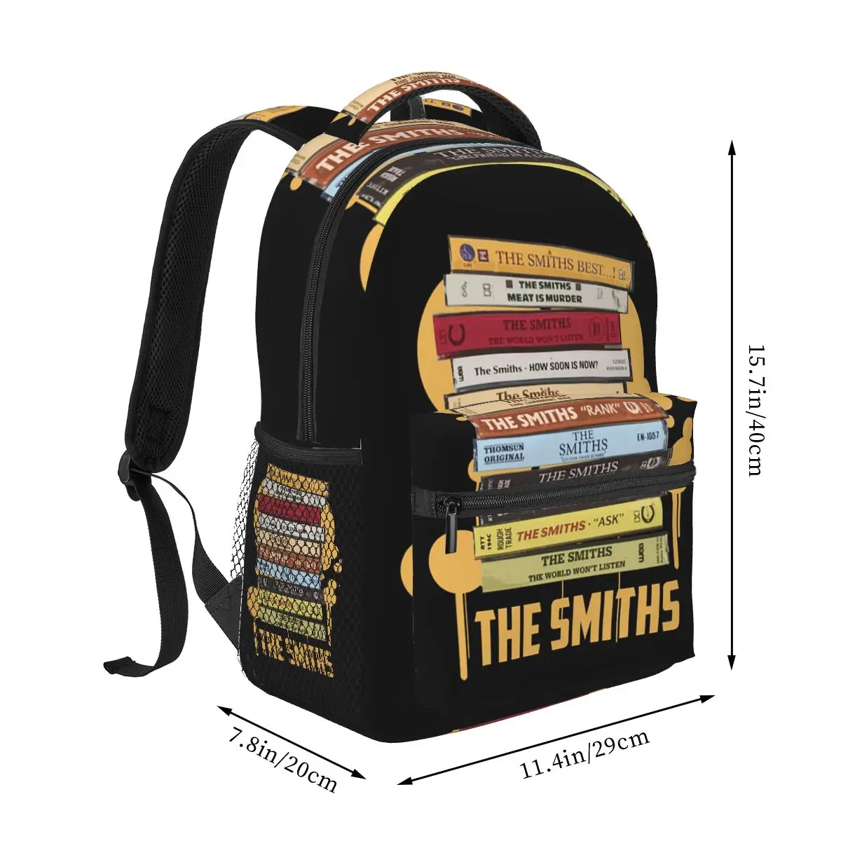 Rock Bands The Smiths Print Backpack Hot Sale Daypack Large Capacity Boys Girls BookBag School Bag Shoulder Bags for Men Women