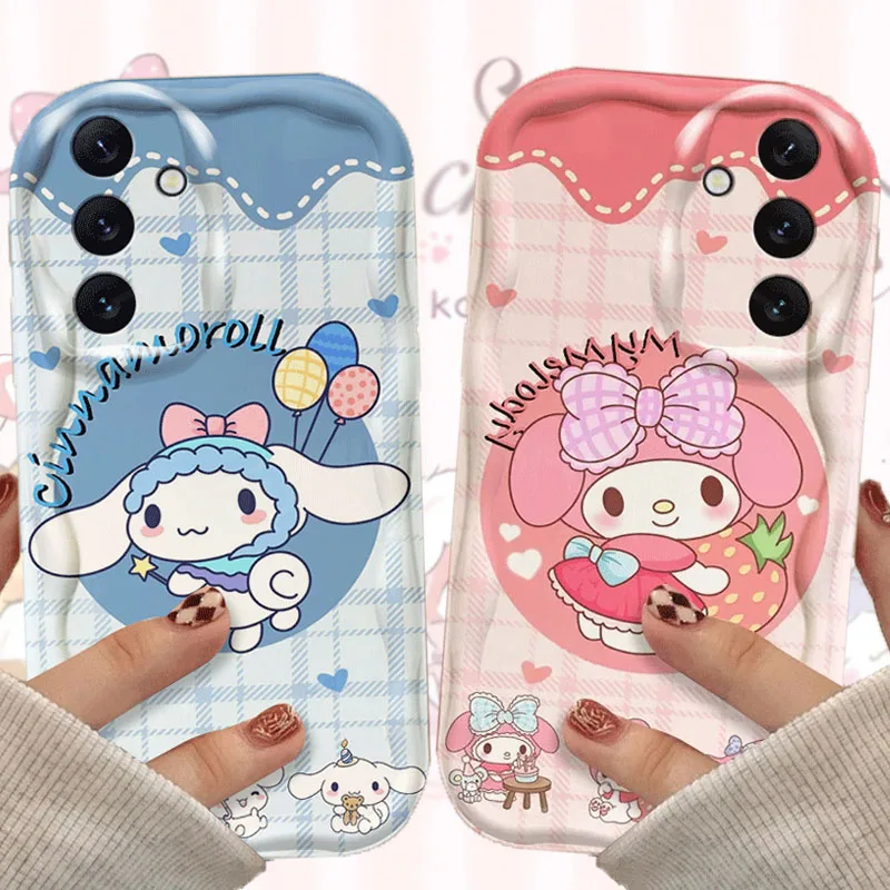 Sanrio Cinnamoroll Mymelody Soft Phone Case For Samsung Galaxy A52 A32 A52S A72 A12 A22 A11 A21S A31 A51 A71 A20 A30 A50 Cover