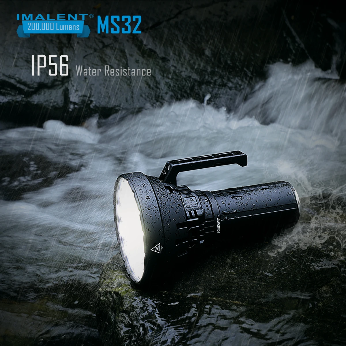 IMALENT MS32 200000 Lumen Super Bright Flashlight Range 1618m High Power Flashlight LED Rechargeable Professional Searchlight