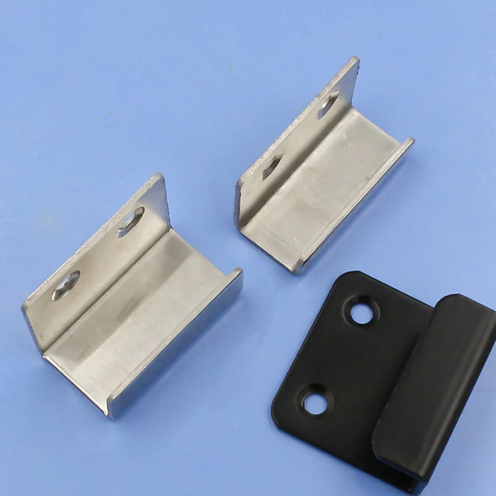 

1Set Stainless Steel Tile Bracket Firm Texture Hole Tile Hanger Wall Display Hook Easy Install Strong Bearing Capacity