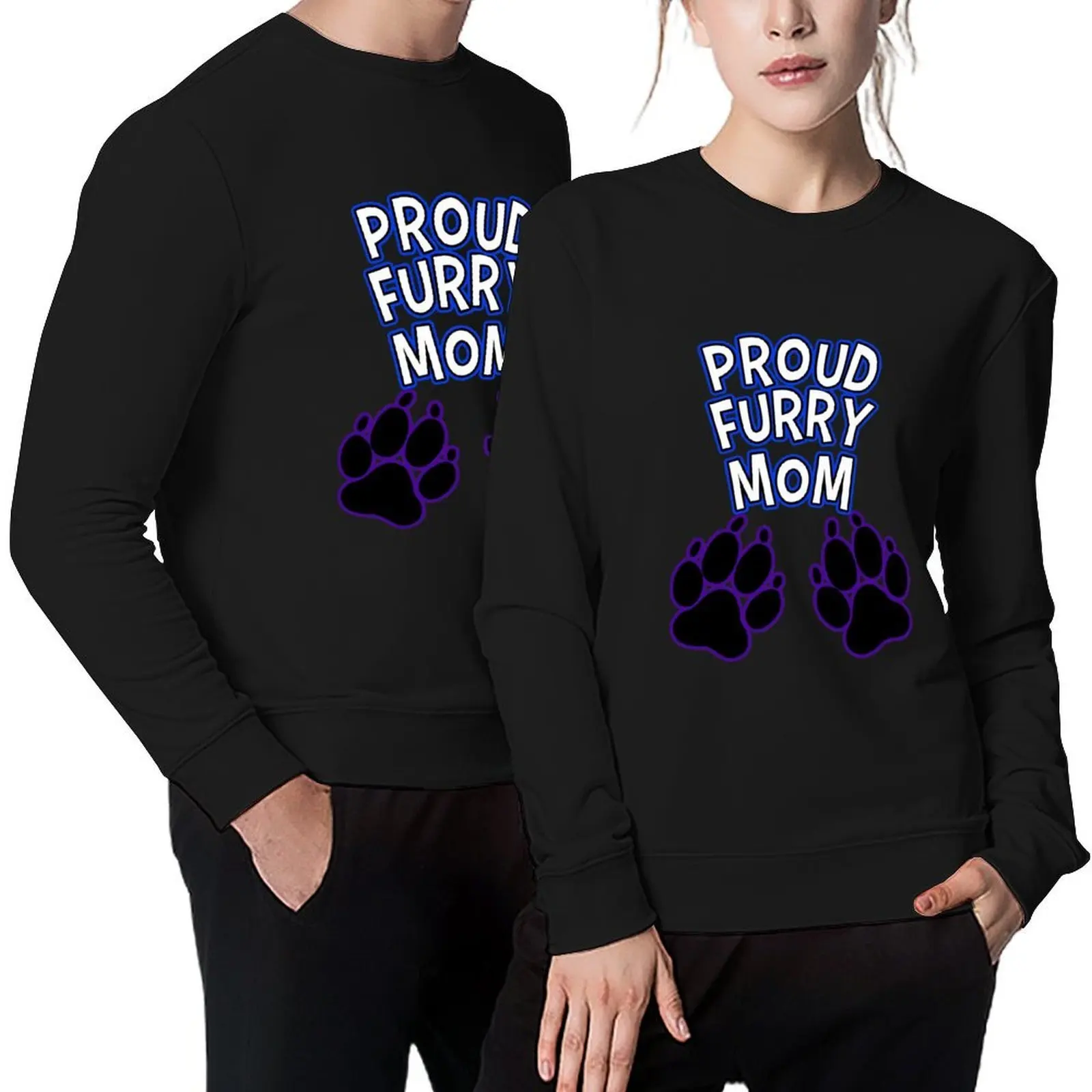 

Proud Furry Mom Pullover mens designer clothes aesthetic clothing men clothing autumn clothes new in sweatshirts
