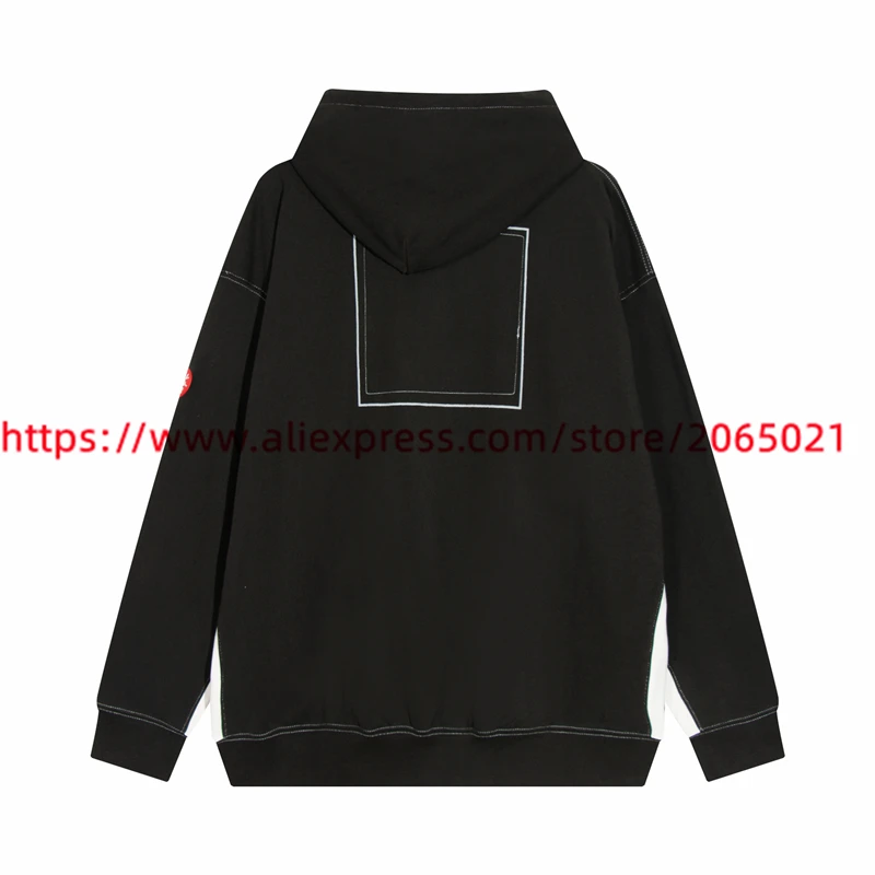 CAVEMPT C.E Patchwork Hoodie Men Women Black Cav Empt Pullovers