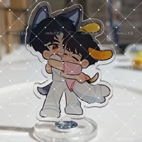 360 ° Rotating Plaque Acrylic Cartoon Hug Emojis Customized Same Style Ziyu Tian Xuning