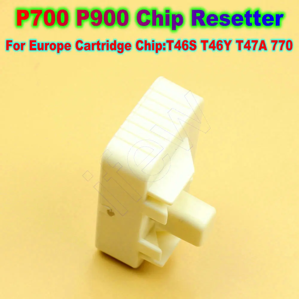 

Only Europe Resetter Kit For Epson SC P900 P700 Printer Chip Resetter Reset Cartridge Chip T46S T46Y T47A 770 SC-P700 SC-P900