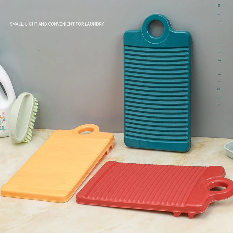 【S】Plastic Washboard Non-Slip Thickened Washboard Laundry Cleaning Tool