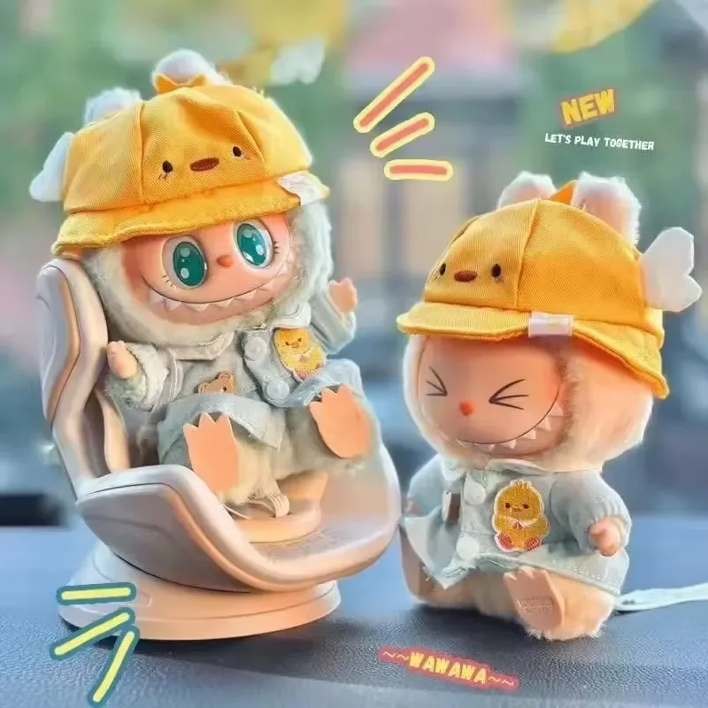 

Фигурка Popmart Labubu, совместимая модель автомобильного сиденья, игрушка, украшение, модная слепая коробка, коллекционный художественный дизайн персонажа, милый подарок