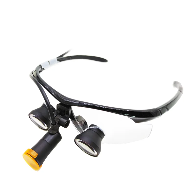 Customized TTL Dental Binocular Magnifier Loupes Long Working Distance Medical Surgery  Magnifying with Surgical Headlight