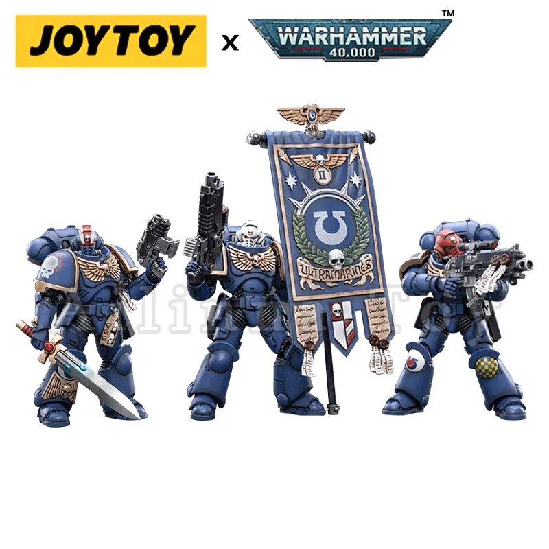 Joytoy 1/18 Actiefiguur (3 Stks/set) 40K Helden Van Het Militaire Model Van De Anime-Collectie Van Het Hoofdstuk