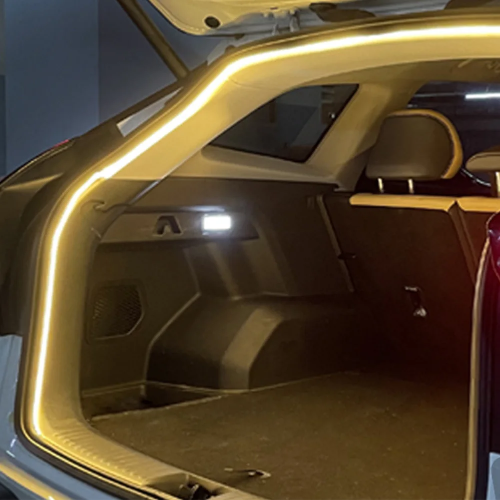 

Светодиодная лента для освещения багажника автомобиля, самоклеящаяся, автоматическая, задняя коробка, полоса для освещения багажника автомобиля, для седана, внедорожника, хэтчбека, пикапа