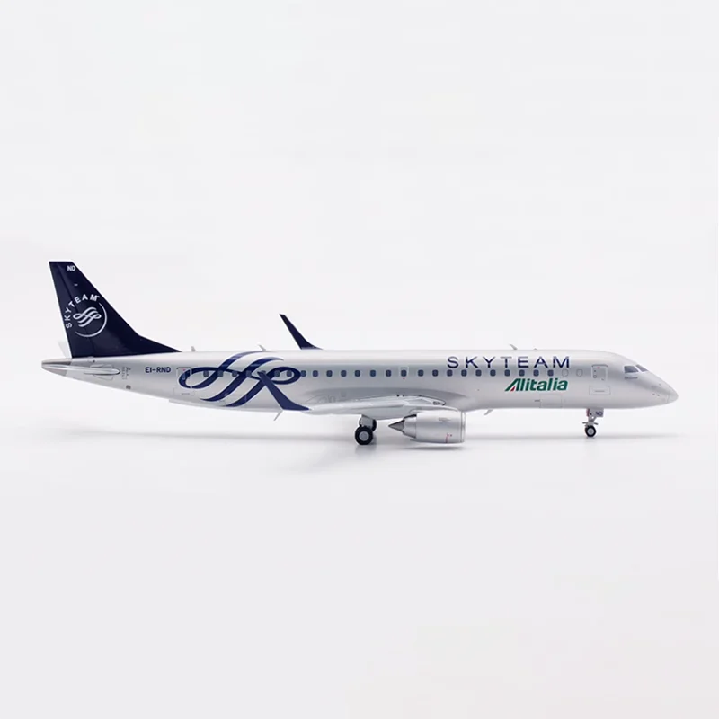 JC Wings Diecast 1:200 Scale Alitalia ERJ-190STD EI-RND ERJ-190 SkyTeam Alliance Aircraft Simulation Alloy Finished Souvenir Toy