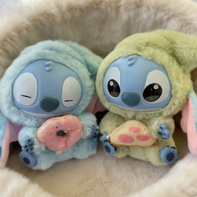 2026 ديزني غرزة أكل شيء قبل النوم سلسلة الفينيل ألعاب من نسيج مخملي مفاجأة صندوق نموذج صندوق أعمى جمع المفاتيح صندوق واحد #2