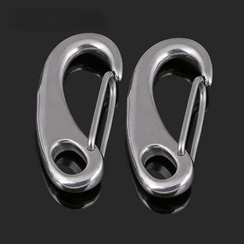 304 Stainless Steel Egg-Shaped Shackle, Wire Rope, Quick Hook, Elliptical Spring Shackle, M30, M50, M70, M100