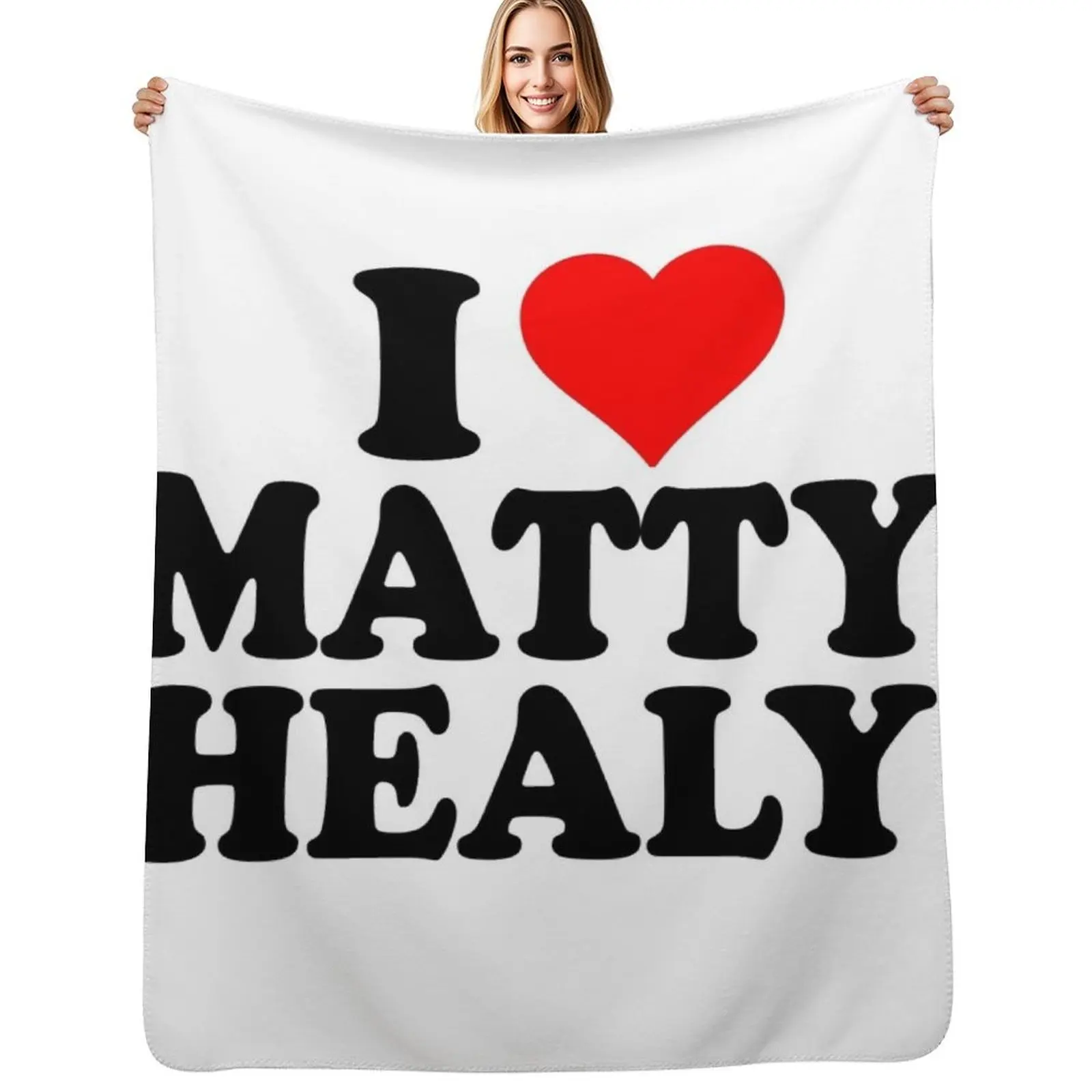 

i heart matty healy Throw Blanket Sofa sofa bed blankets and throws Sofa Quilt Blankets