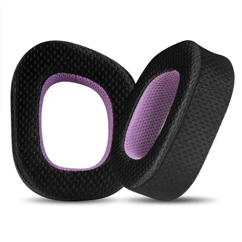 Ersatz-Ohrpolster aus atmungsaktivem Mesh-Gewebe / Ice Memory Foam-Kissen mit Schnalle für Corsair HS80 RGB Kopfhörer. – Detail 6
