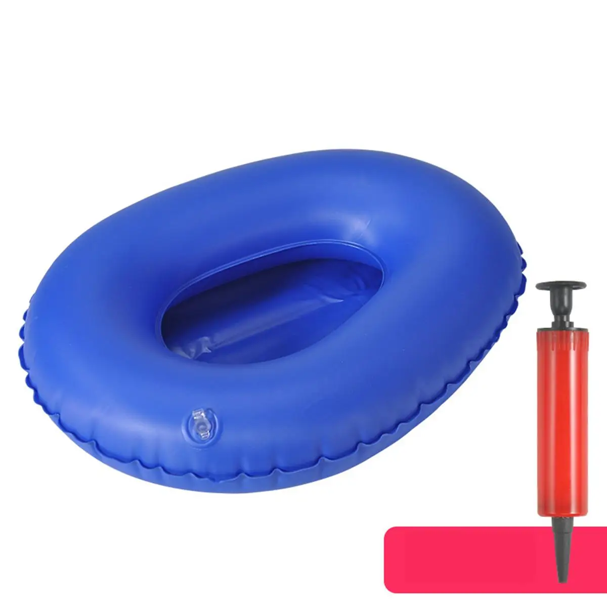 

Inflatable Toilet Bowl Portable Potty Bedpan Elderly Patient Folding Anti-decubitus