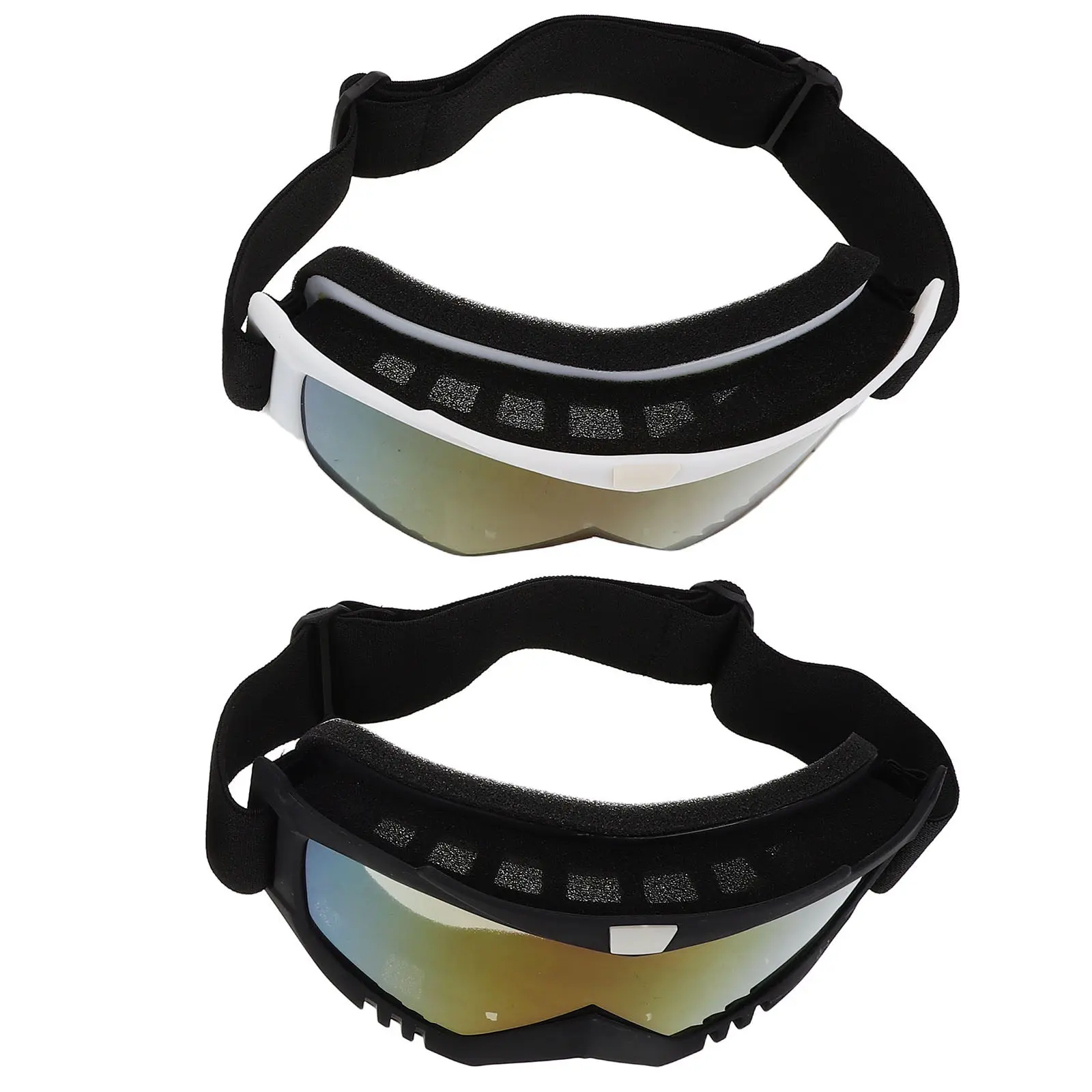 

2Pcs Atv Goggles Windproof Motorbike Riding Goggles Uv400 Protection Dust Sand Wind Blocking for Motocross Offroad Motorcycle