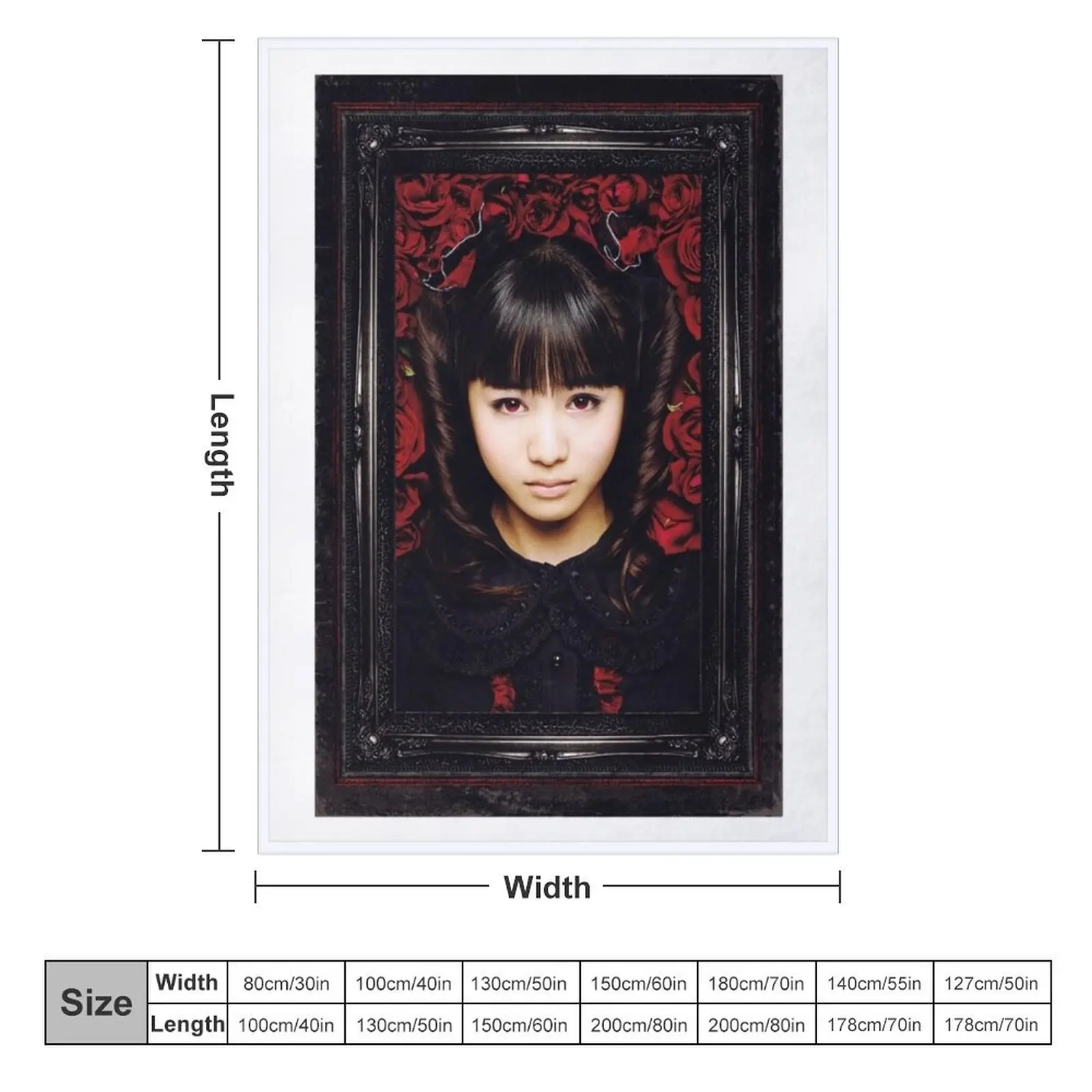 BABYMETAL Throw Blanket Winter beds Decorative Throw Sofa Quilt Shaggy Blankets