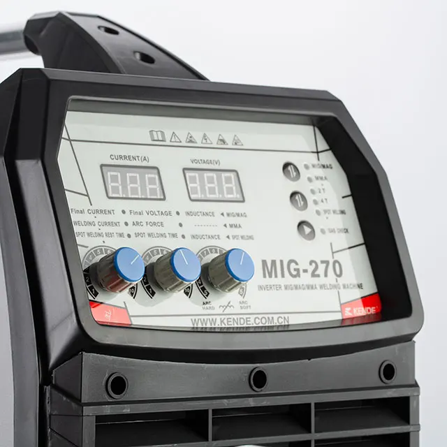 KENDE 3P 380V Industrielles IGBT-Modul Separater Drahtvorschub 15kg Drahtspule CO2 MIG MAG Schweißgerät NBC MIG 270