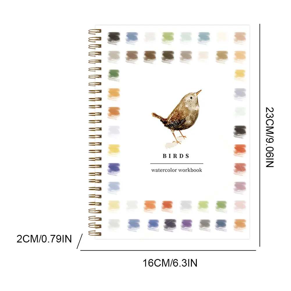 Zestaw do malowania akwarelą z pędzlem, książka do malowania akwarelą, zestaw do kolorowania akwarelą dla dzieci w wieku 3-5 4-8 lat, sztuka i rzemiosło