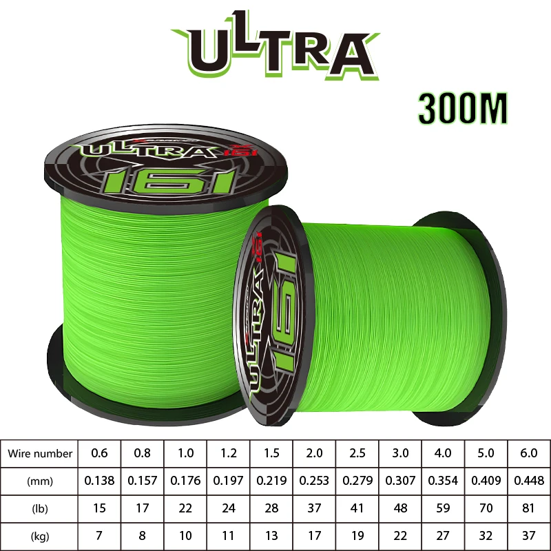 Neue X16 Stränge Angelschnur YGK Ultra 300/500M Geflochtene PE Angeln Starke Angelschnur Multifilament Langlebige Angelschnur werkzeug