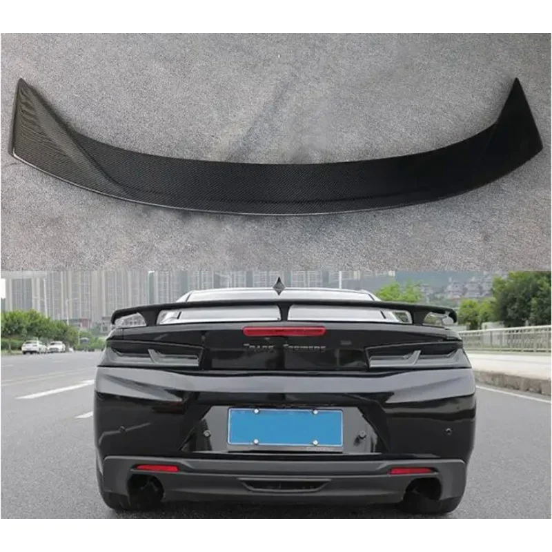 

Real Carbon Fiber / FRP Car Rear Wing Trunk Lip Spoiler For Chevy Chevrolet Camaro ZL1 2016 2017 2018 2019 2020 2021