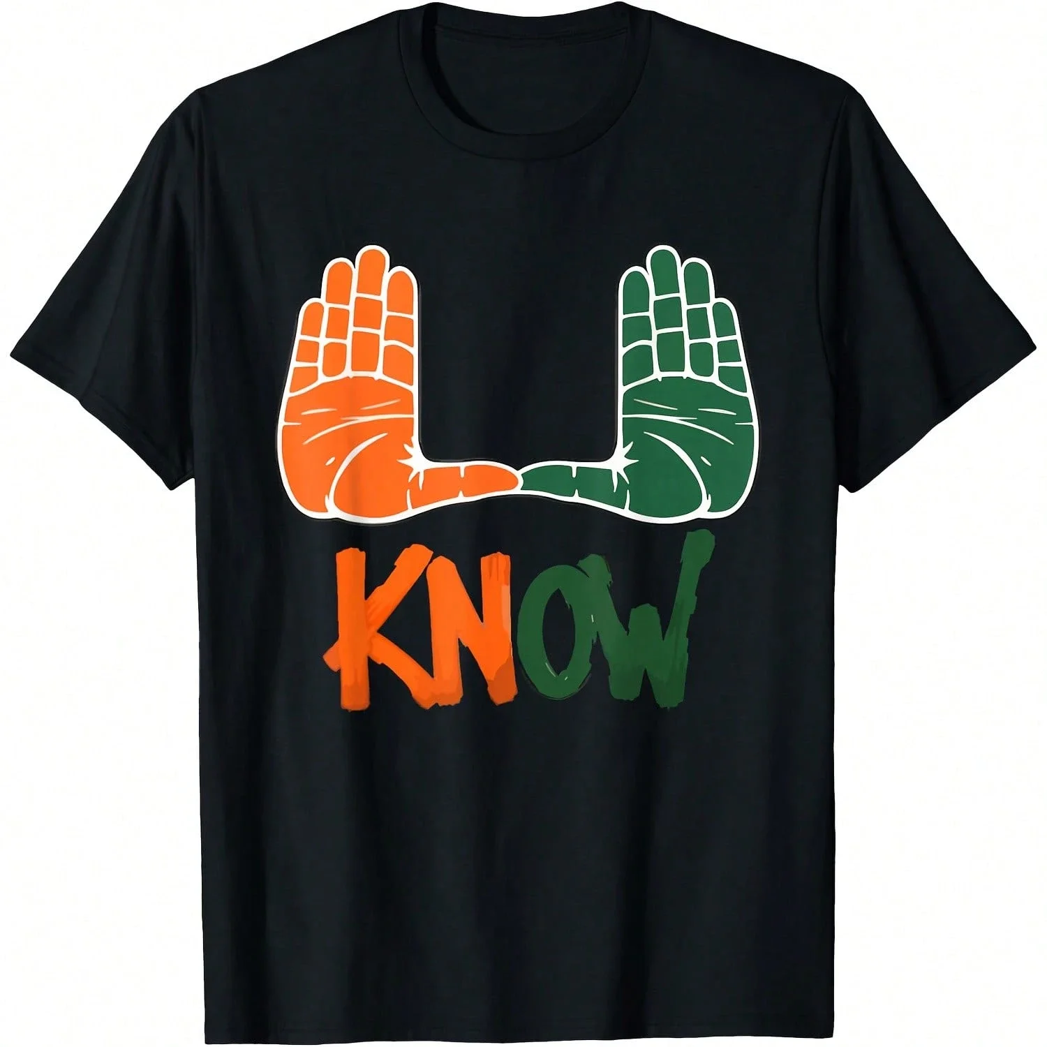 Vintage Classic 90'S Miami Hand Know Um T-Shirt, Retro Style Casual Tee For Men Women, Summer Outfit Gift, Streetwear Daily Wear