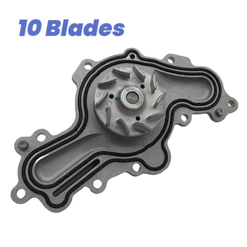 Authentic Engine Cooling Water Pump 10 Blades DG1Z-8501-D For Ford Edge Explorer Taurus Lincoln 3.5L 2011-2016 AT4Z8501B DG1Z850