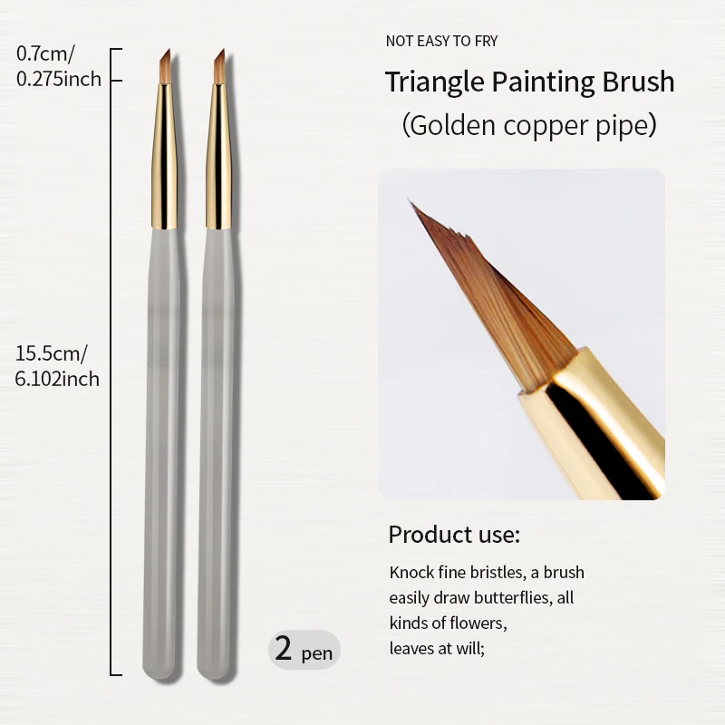RSNAIL Nail Art Liner Pinsel Französisch Streifen Nagel Linie Malerei Stift 18mm Schlanke Lange Linie Zeichnung Pinsel UV Gel DIY maniküre Werkzeug