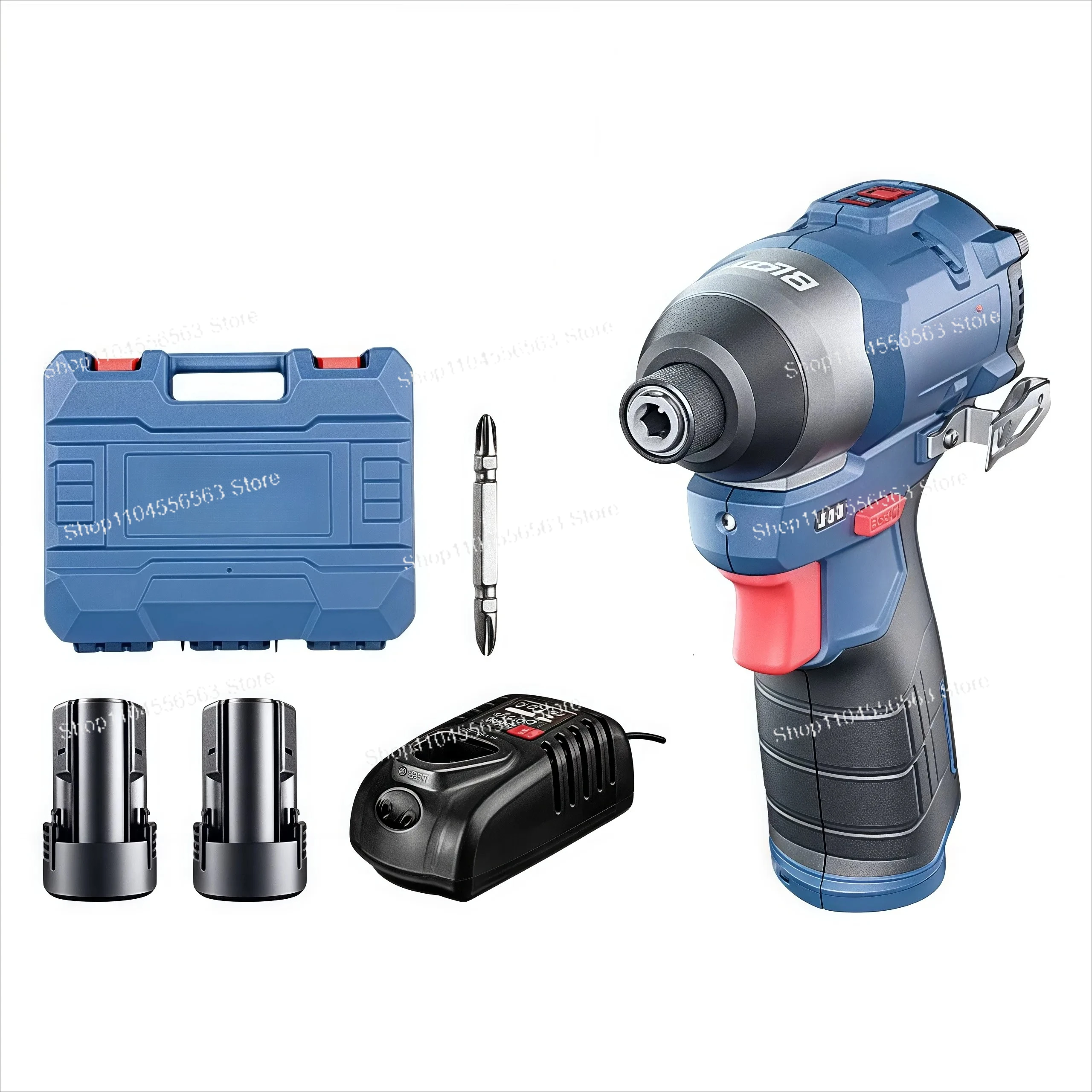 12V Brushless Cordless Impact Driver – Lithium Hand Drill with Rechargeable Battery for DIY & Industrial Use