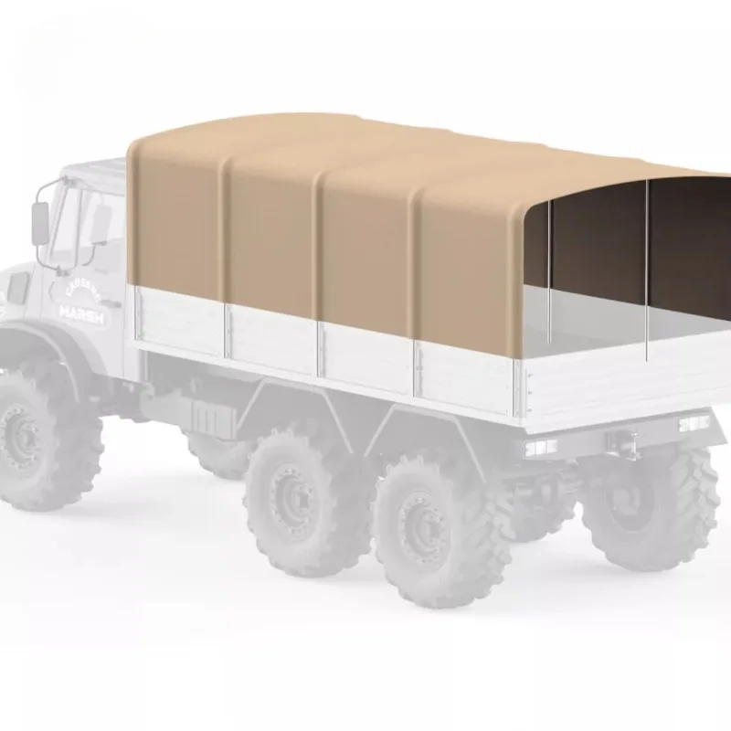 

For CROSSRC EMO XXL 1/6 RC Crawler 6WD Rear Bed Cover Tent Canopy with Poles-No-Drill Installation Easy to Install