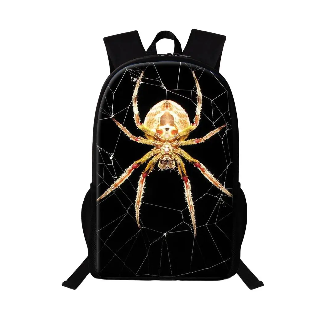 Męski plecak na ramię do podróży służbowych Animal Spider Torby szkolne Dostosuj logo Tornister dla chłopców Modny nadruk studencki Bookbag