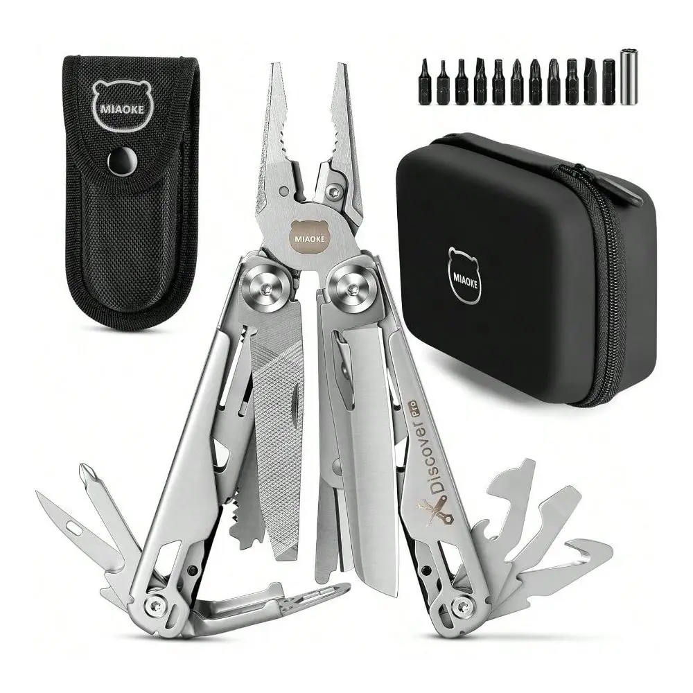 23 In 1 With Premium Box, Screwdrivers Saw Screwdrivers Bottle Opener Pliers Camping Cool Gadgets Men, Best Boyfriend Son Dad H