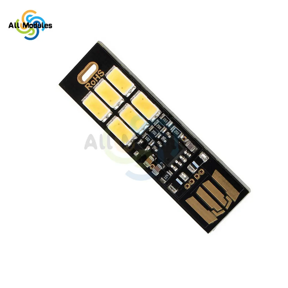 Imagem -06 - Portátil Mini 5730 Usb Led Luz 5v Sensor de Toque Pode Ser Escurecido Luz da Noite para o Banco Potência Computador Portátil Mesa pc Lâmpada Peças Lote