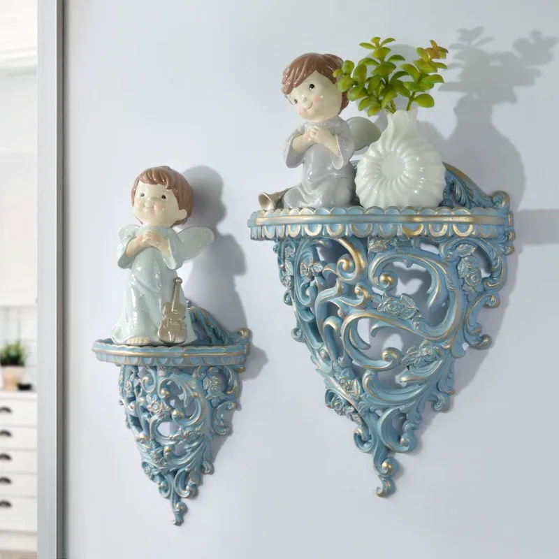Creative wall hanging bracket, background wall decoration, living room wall decoration, handicrafts storage rack