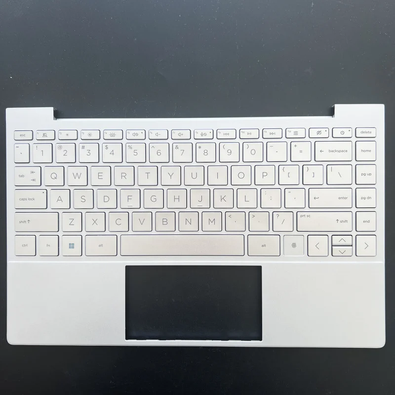 

Новый верхний корпус (пальмрест) для HP ENVY 13-BA Series с клавиатурой с подсветкой, серебристый